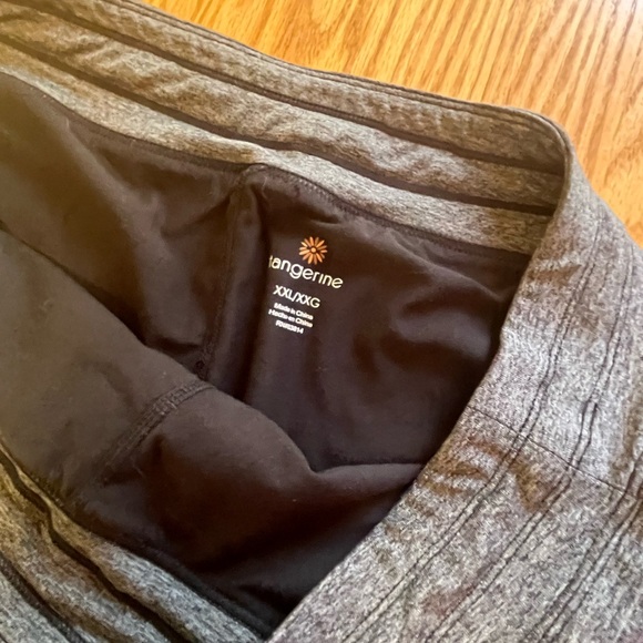 Lot of 2  Skort Tangerine Activewear Skirt Charcoal-Gray- purple-black   Sz XXL - Picture 3 of 10